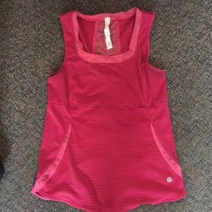 Lululemon size 4 athletic pink top